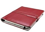 M-Edge Prodigy Synthetic Leather Kindle Jacket with Hinge (Fits 6" Display, 2nd Generation Kindle), Smooth Red