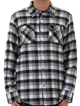 DC NINNY Flannel Shirt   Long Sleeve   Mens