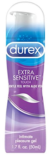 Durex Extra Sensitive Touch Pleasure Gel Lubricant, 1.7 Ounce (Pack of 3)