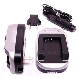 Maximal Power FC600 CAN NB-3L Rapid Home and Travel Charger for Canon NB-3L Battery, AC 110/220V, Car 12V DC Adapter