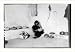 Historic Print (L): [Nampeyo, a noted Tewa Hopi potter of the Hano pueblo in northeastern Arizona, decoratin