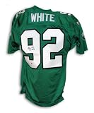 Reggie White Philadelphia Eagles Autographed/Hand Signed Green Authentic Wilson Jersey Inscribed ''1