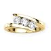 3 Diamond Promise Ring 1 ct. in 14K Yellow Gold