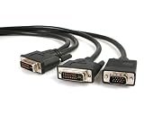 StarTech DVI-I male to DVI-D male + VGA male splitter (DVIVGAYMM6)