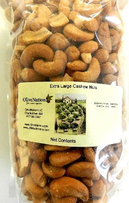 OliveNation Jumbo Cashews - 5 lbs (Extra Large - 160 count)