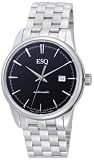 ESQ by Movado Men`s 07301375 Chronicle Stainless Steel Black Round Dial Watch