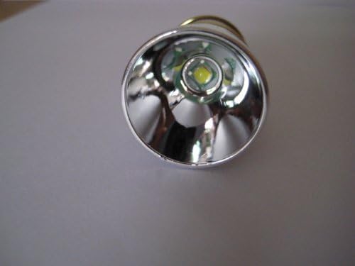 Yueling@ Smooth reflector for extreme focused beam Flashlight Bulb LED lifetime over 100,000 hours Conversion Upgrade - 650 Lumens - XML - T6 Single Mode Dro pin -501B/502B Design