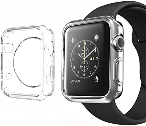 Apple Watch Case, Calas[Super Easy] Premium TPU Soft Full Body Case Cover for Apple Watch (42mm)