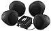 BOSS AUDIO MCBK450 Black 1000 watt Motorcycle/ATV Sound System 3" Speakers (Two pairs) , Aux Input, Volume Control RS.9799.00