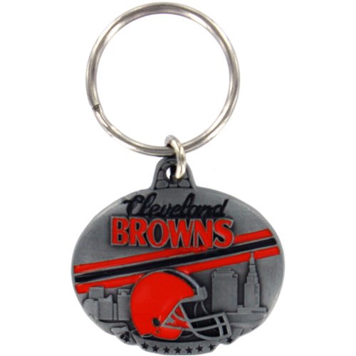 Cleveland Browns Pewter Team Design Keychain