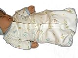 ANNA's Preemie 100% Delicate Peruvian Cotton Baby Bear Bag Gown