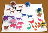 Ready2Learn Giant Farm Animal Stamps