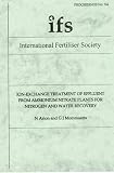 Ion-exchange treatment of effluent from ammonium nitrate plants for nitrogen and water recovery