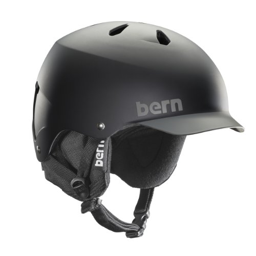 Bern Unlimited Watts EPS Matte Finish Snow Helmet with Black Knit