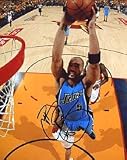 Carlos Boozer Autographed Utah Jazz Basketball 8x10 Photo - Autographed NBA Photos