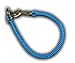 Nylon Dominant Dog Choke Collar in Black, Red and Light Blue - RedLine K9 (Light Blue, 19
