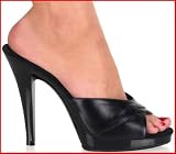 Womens Dress Shoes Leather Slides 4.5 High Heels