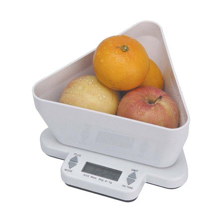 Newline Smart Digital Kitchen Scale with Tray, White (Eligible for FREE Super Saver Shipping on orders over $25.00)