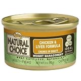 Nutro Natural Choice Chicken and Liver Weight Management Adult Canned Cat Food by Natural Choice