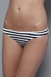 White Laundry The All Tied Up Reversible Scoop Bottom in Crystal,Swimwear for Women