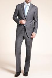 Big & Tall Pure Wool 2 Button Suit [T15-0829L-S/T15-0830L-S]