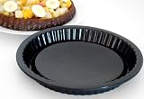 SiliconeCuisine - Moule à tarte cannelé. Silicone antiadhésif haute résistance de qualité professionelle + Garantie 10 ans