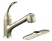 KOHLER K-15160-L-BN Coralais Single Control Pullout Spray Kitchen Sink Faucet, Vibrant Brushed Nickel