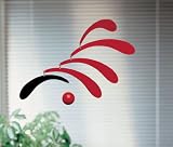 Flensted Mobiles Flowing Rhythm Mobile - Red