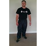 Nylon Black Sauna Suit Pants - 4XL