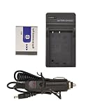 NEW Battery + Charger for Sony CyberShot DSC-T2 DSC-T200 DSC-T300 DSC-T500 DSC-T70 DSC-T700 DSC-T90 DSC-T900 InfoLithium Type D NP-FD1 NP-BD1 NPFD1 NPBD1 + car plug