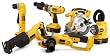 DEWALT DC6PAKRA 18-Volt Heavy Duty XRP Cordless 6-Tool Combo Kit
