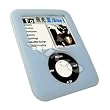 Apple iPod Nano 3 (3rd Generation) Soft Skin Case Luminous Glow in the dark Light Blue Skin