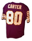 Autographed Cris Carter Throwback Minnesota Vikings Purple Jersey
