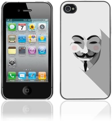 ArtCases ARTCASES CollectionsTM Black Hard Back Case for Apple iPhone 4 / 4S ( Anonymous Guy Fawkes Mask )