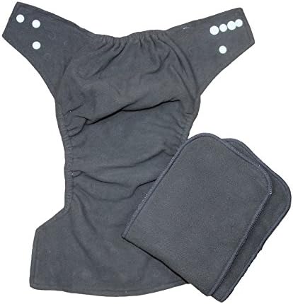 See Diapers Bamboo Charcoal One Size Baby Cloth Diaper 2 Bamboo Inserts " Pink Monkey "