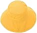 Simplicity Summer Solid Cotton Bucket Hat with Big Fold-Up Brim, Mango