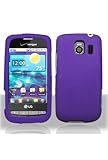 LG VS660 Vortex Rubberized Shield Hard Case - Purple