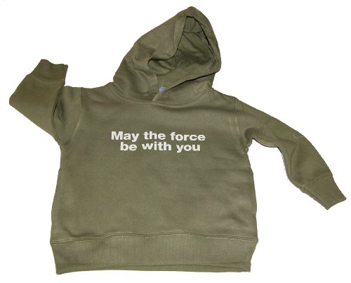 May The Force Be With You Star Wars Retro Trendy Hoodie Hooded Sweatshirt (Sizes for Toddler/Children's/Youth)