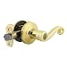 Tools & Hardware : Kwikset 97402-536 Signatures Lido SmartKey Entry Lever, Polished Brass