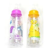 Nuby 2- Pack 8 OZ. Leak- Proof Bottle - orange... by Nuby