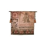 Review ArtExpression  / Arts Crafts IV - Artist: Elizabeth Jardine - Fabric Size: 53.00 by 53.00 inches Wall Tapestry with hanging rods and tassels included