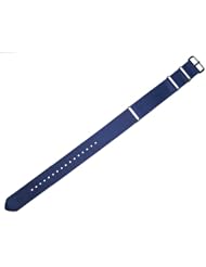 22mm NATO MOD G10 Navy Blue Nylon Military Watch Band Strap Fits Seiko Skx007 Diver Watch