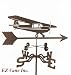 Outdoor Living : AIRPLANE-HI WING Weathervane - Garden Mount by EZ Vane Inc.