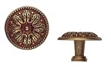 Bosetti Marella 100516.54 Louis XVI Round Knob, 1.02-Inch Diameter, French Antique Gold