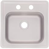 Buy FrankeUSA FBS602NB Single Bowl Stainless Steel 15x15in. Topmount Sink by Franke