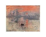 Posters: Claude Monet Poster Art Print - Impression, Sunrise (12 x 9 inches)
