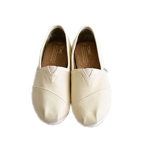 (トムス)TOMS ウーマンオリジナルスリッポン 6h(23.5cm) ナチュラルキャンバス classic-canvas-6h-ntrlcanvas