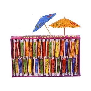 wedding reception decoration ideas, umbrella picks 