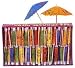 Food Picks - Parasol Umbrella Picks Luau Party Supplies - Wedding - Party - (144 pieces)