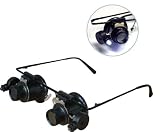 Dual 20X Power Hand Free Illuminated Loupe